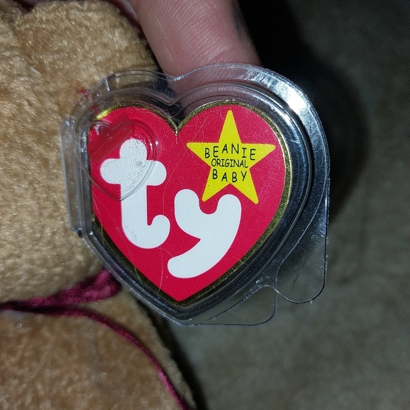 Beanie Baby - Curly The Bear WITH ERRORS - Picture 5 of 7